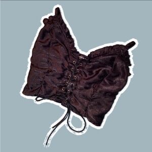 Shein black corset top